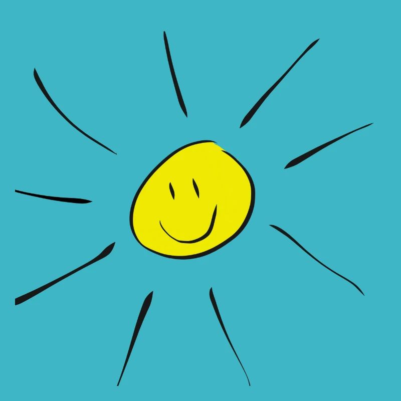 Lächelnde Sonne