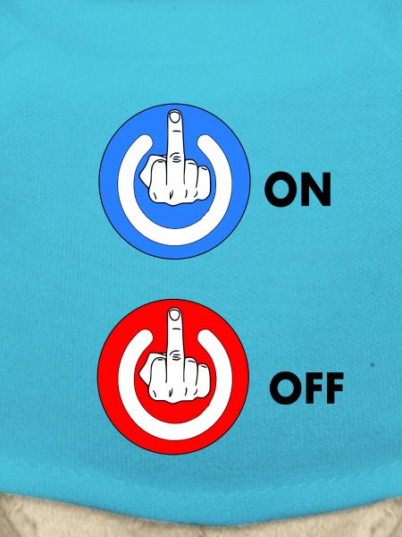 Mittelfinger EIN und AUS