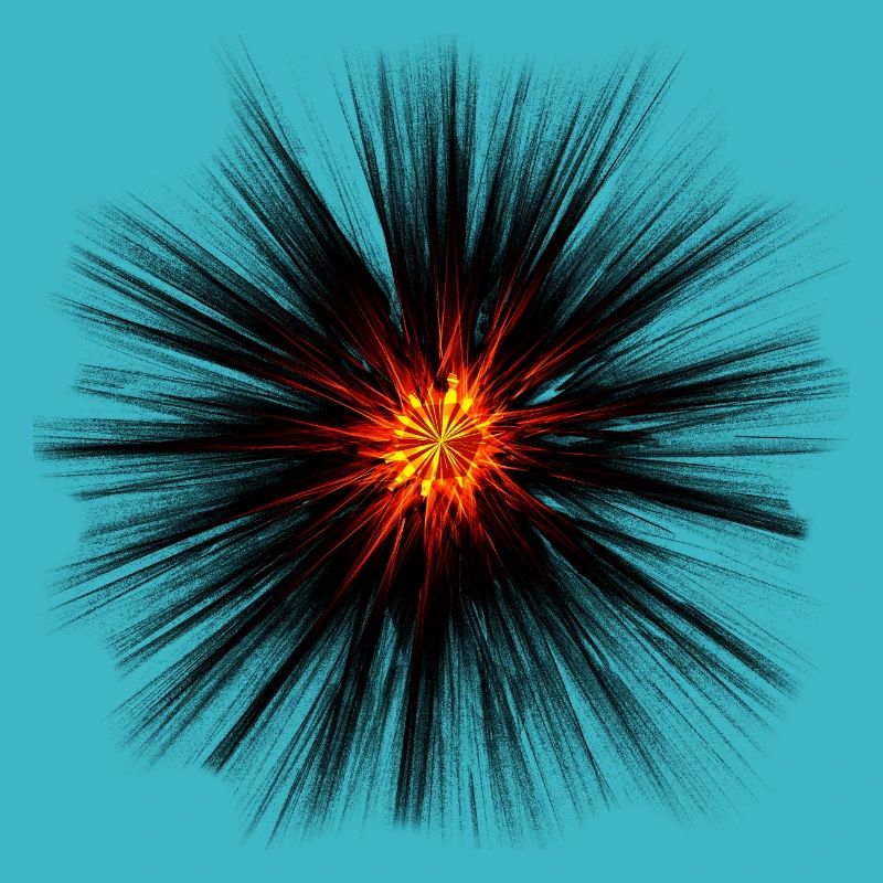 Dunkle Explosion
