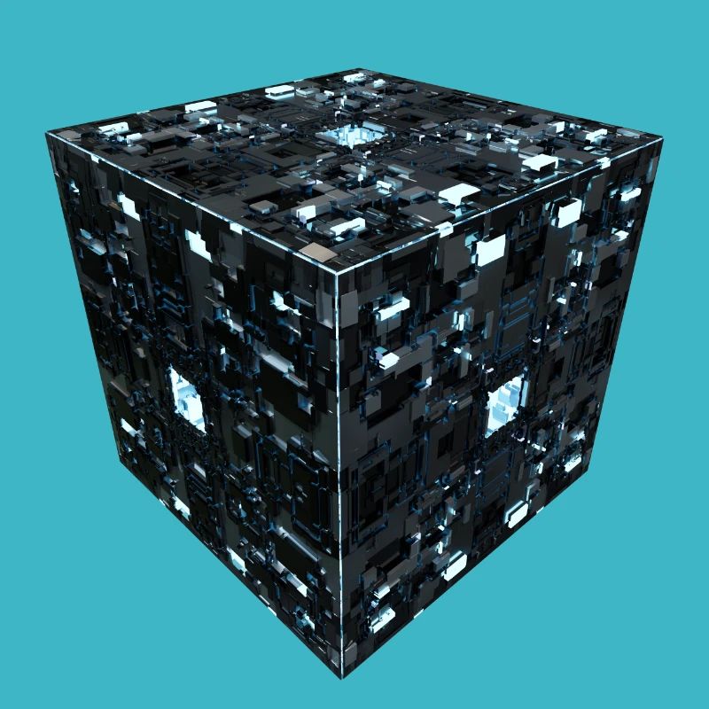 Cube sci-fiction