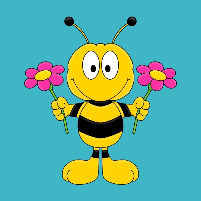 BIENE - BLUMEN - BIENCHEN MIT BLÜMCHEN