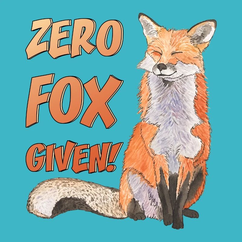 Zero Fox given No Fox given niedliche Fuchs