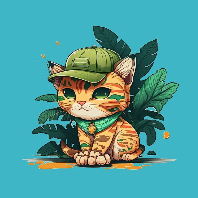 Mignon chat tropical 2