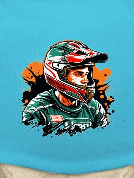 Rennfahrer Farbexplosion