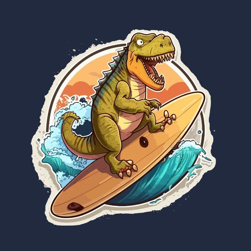 Surfin T-Rex