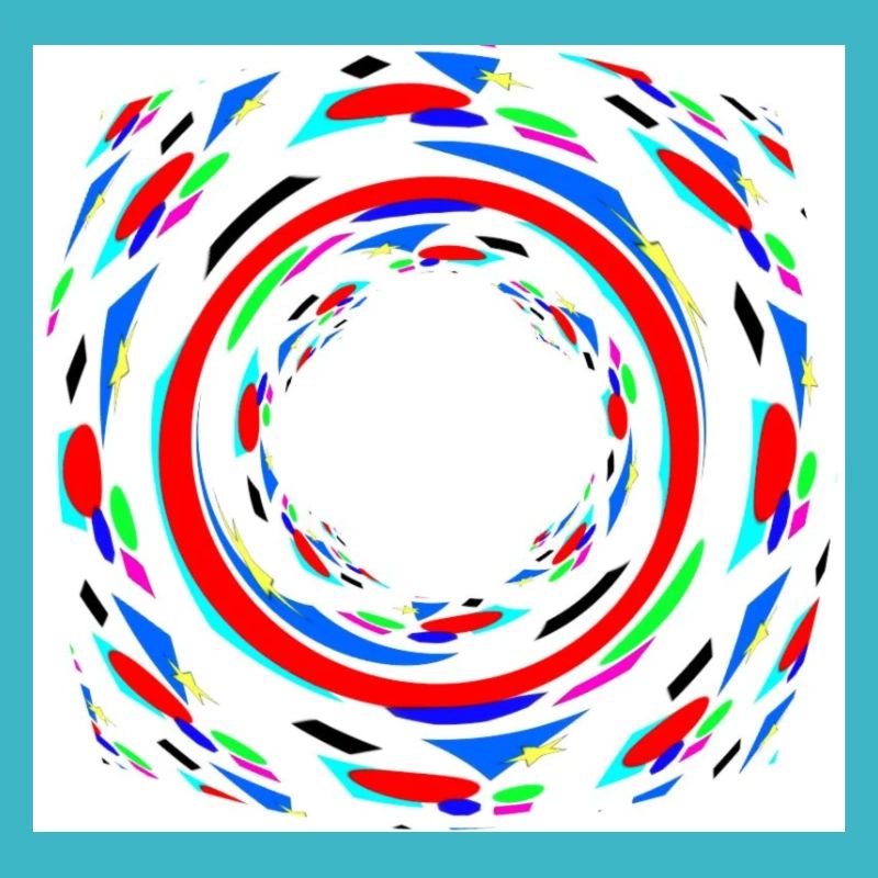 Bunte Spiralen -
