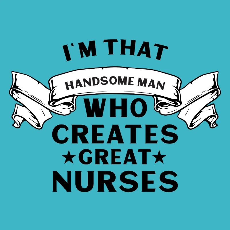 Handsome man who creates great nurses - black