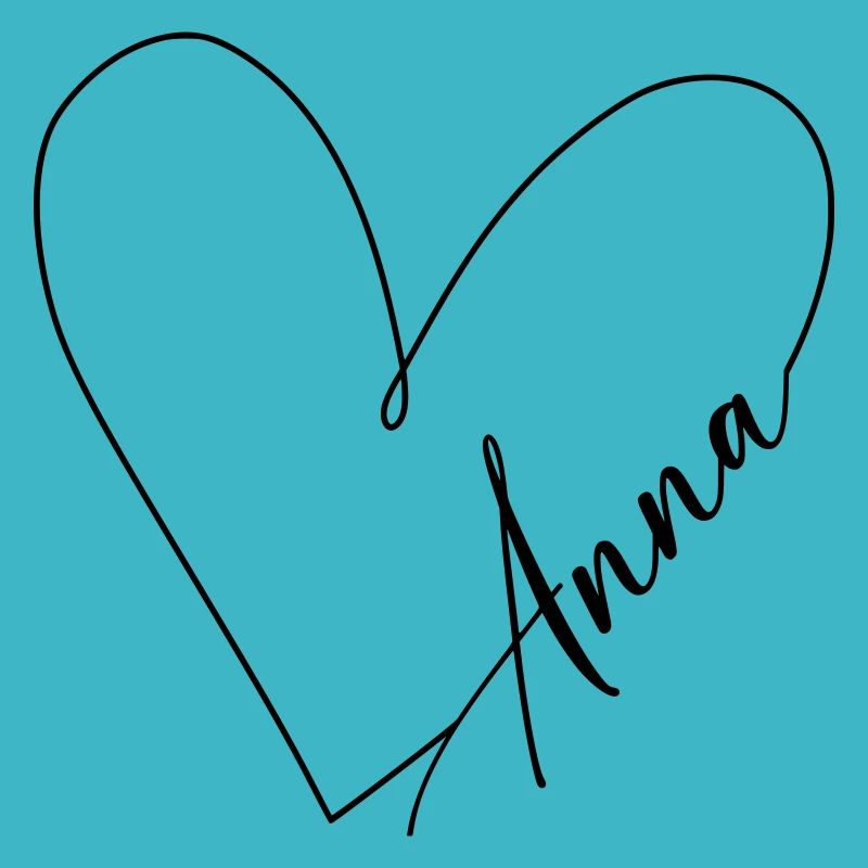 Anna Name Heart Line
