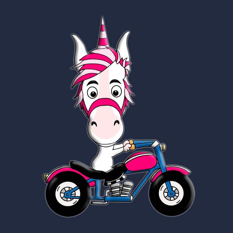 MOTORRAD - BIKER - EINHORN