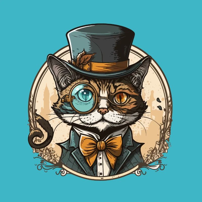 Stilvolle Katze