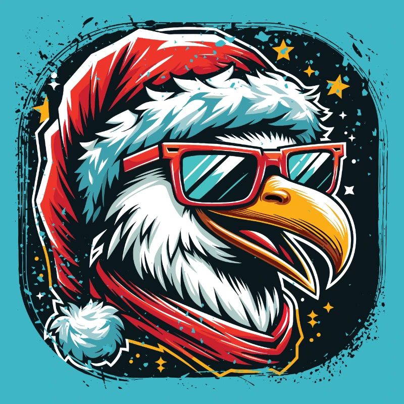 Möwe Santa Claus Weihnachtsmann