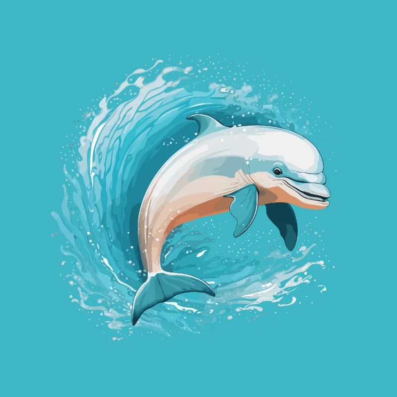 Verspielter Delfin