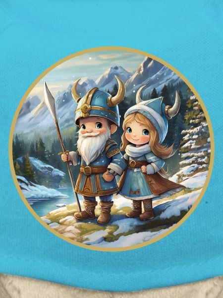 Wikingerjunge und -mädchen