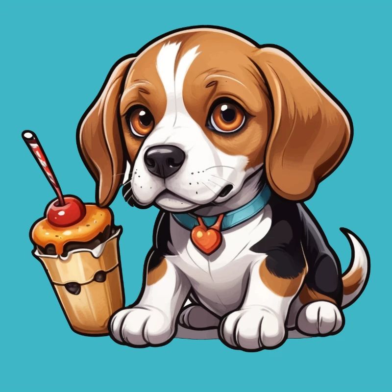 Beagle Cake Joy