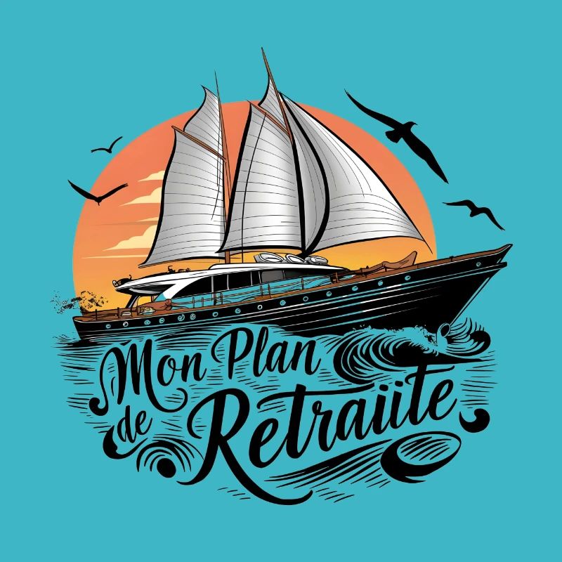 Mein Segelboot-Pensionsplan-Geschenk