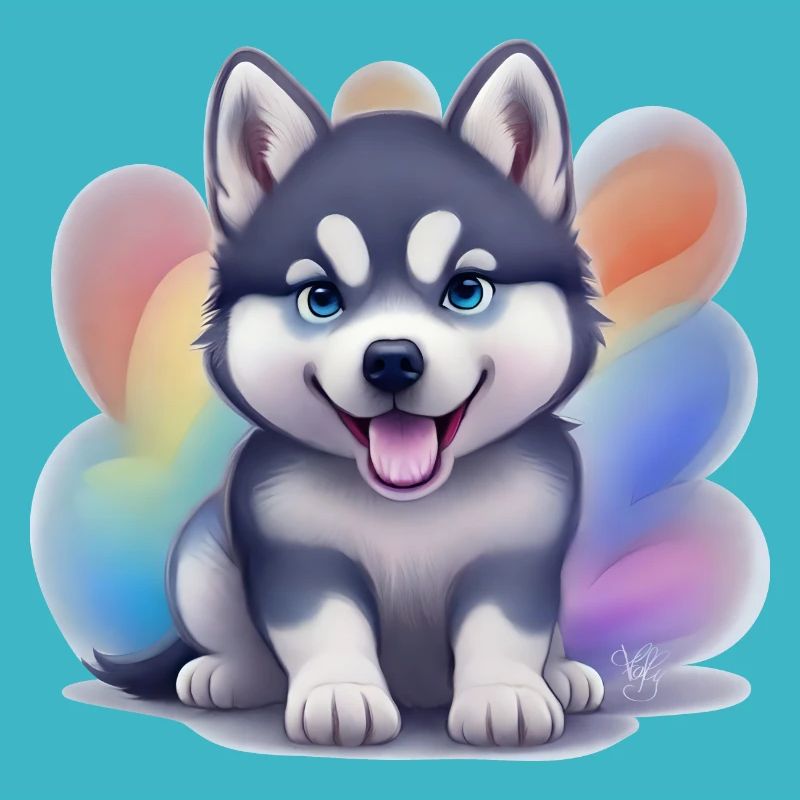 Chiot Husky Sibérien