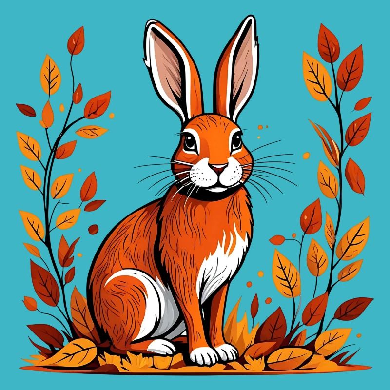Autumn rabbit