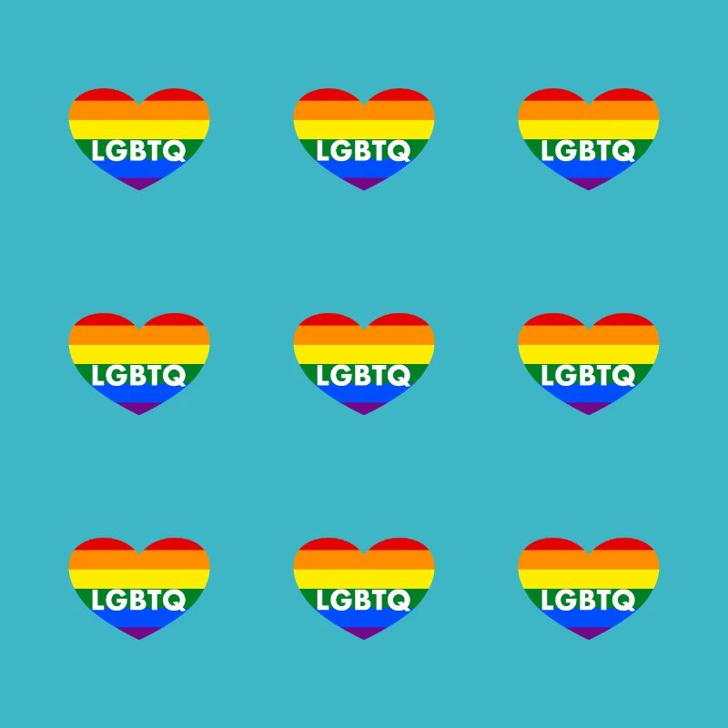 Rainbow Heart LGBTQ Pride