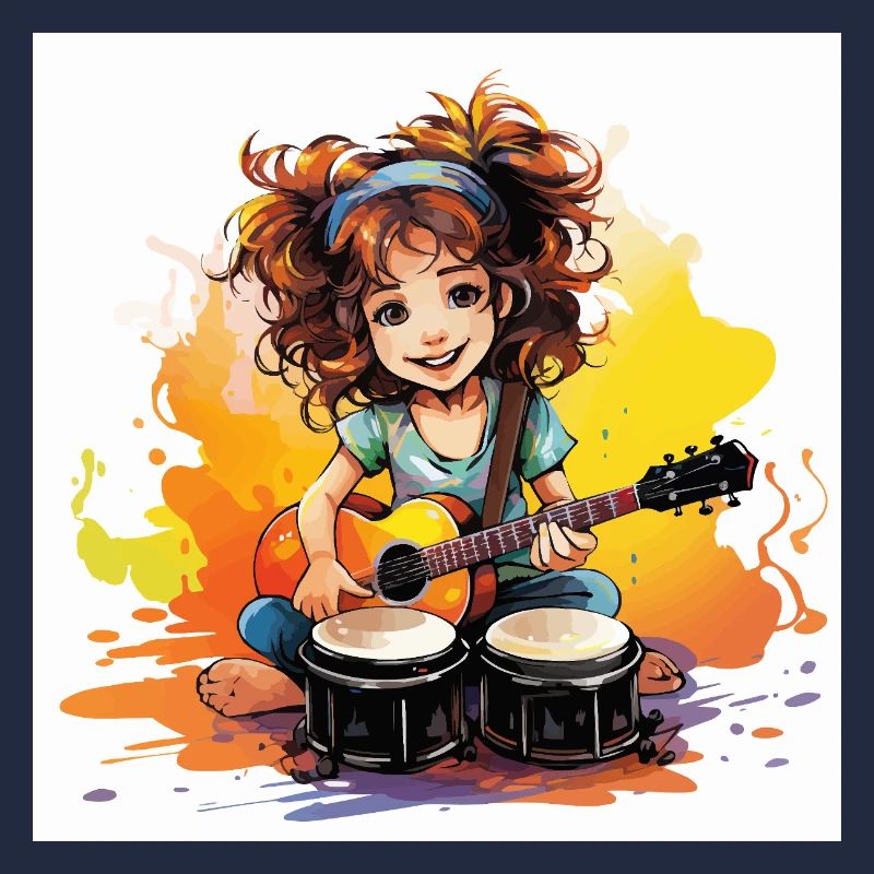 The Rhythmic Bongo Player