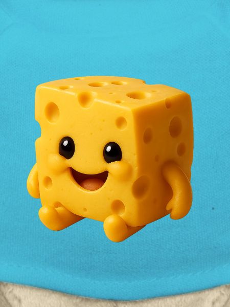 Caractère fromager au visage amical