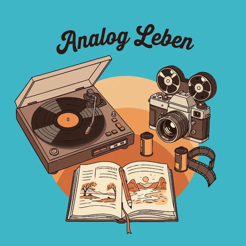 Analog Leben Retro Technik & Natur