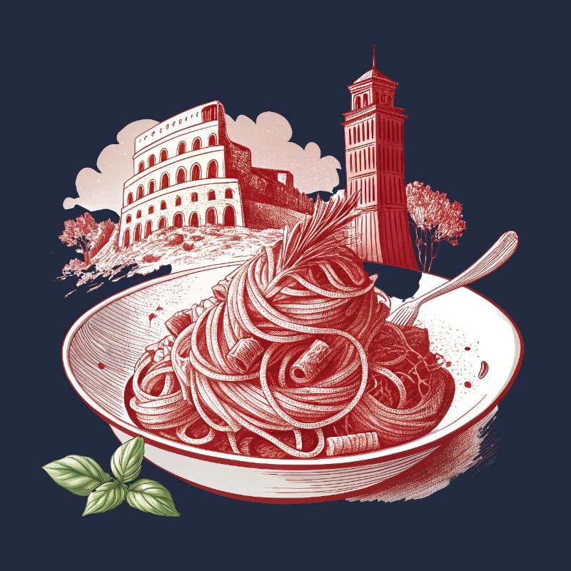 Roman pasta meets landmarks