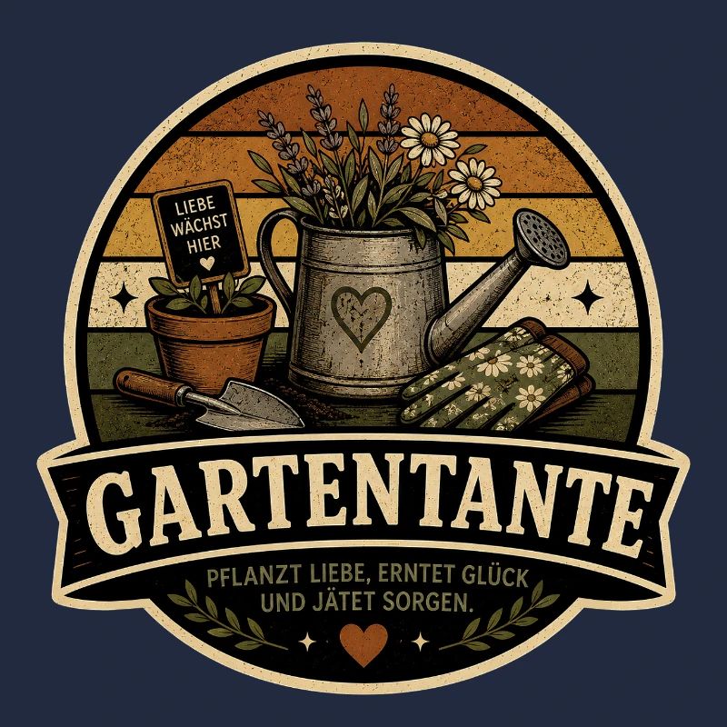 Gartentante Retro