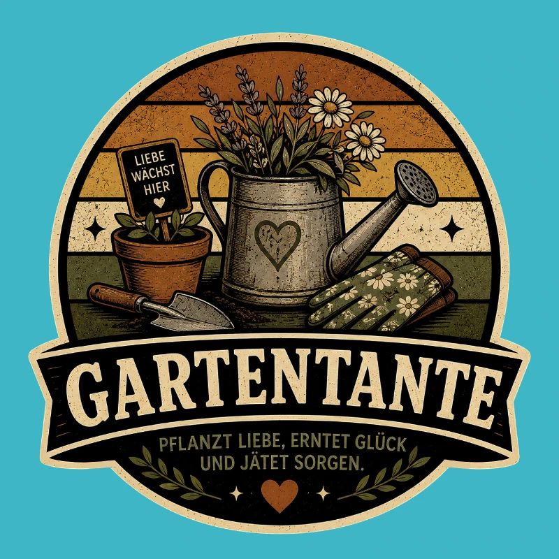 Gartentante Retro