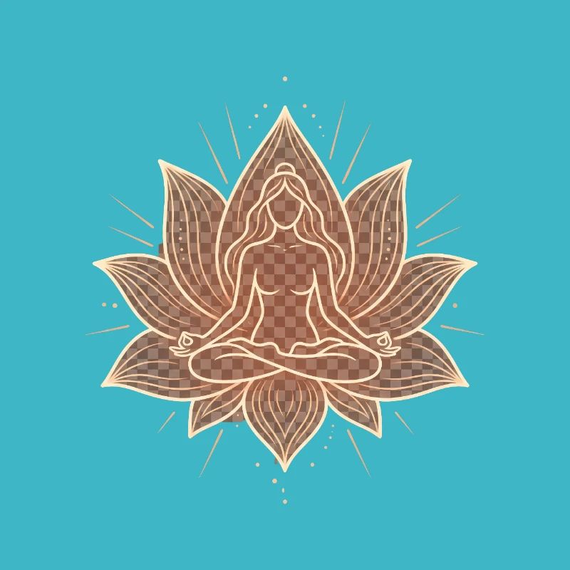 Zen-Lotus Meditationsblüte