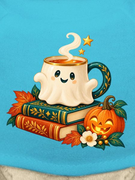 Verzauberte Tasse Herbstbücher