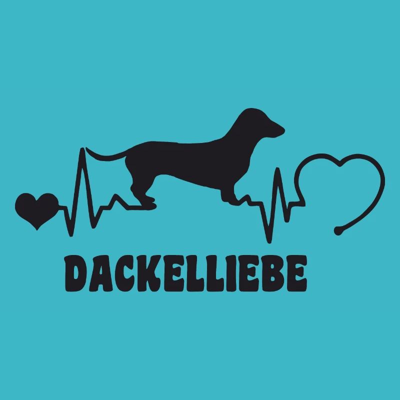 Dackel mit Herzschlag