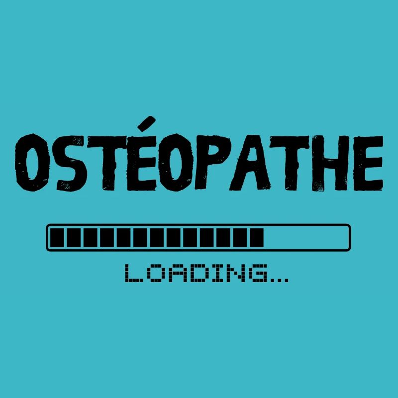 Ostéopathe Loading. Design pour futur ostéo