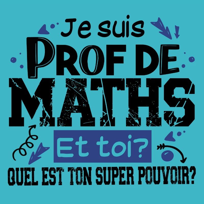 Prof Professeur Maths Métier Humour Cadeau