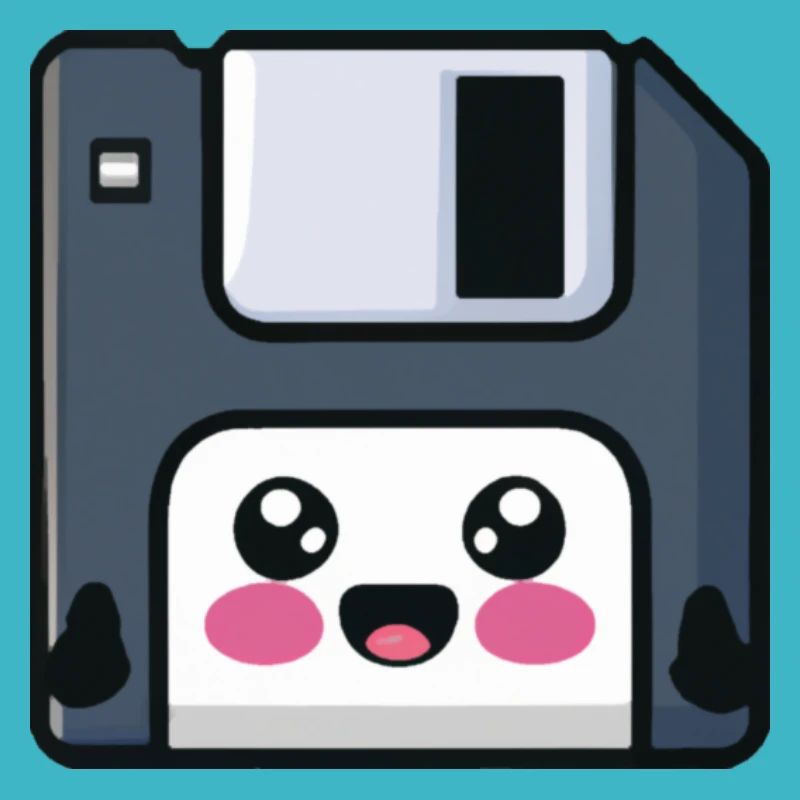 Floppy disk! Nostalgic technology!