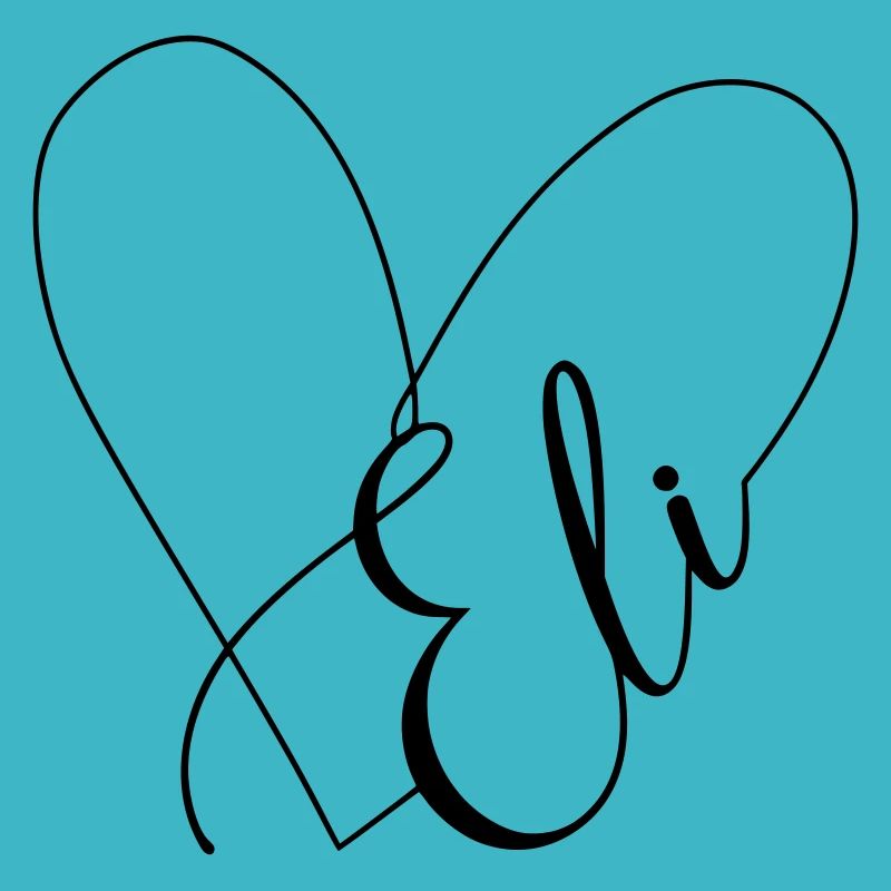 Eli Name Heart Line