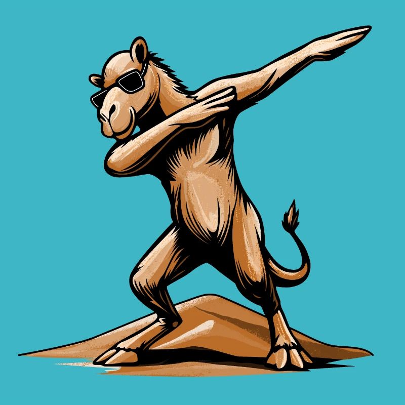 Dabbing Camel. Flair arabe dans le désert de Dubaï