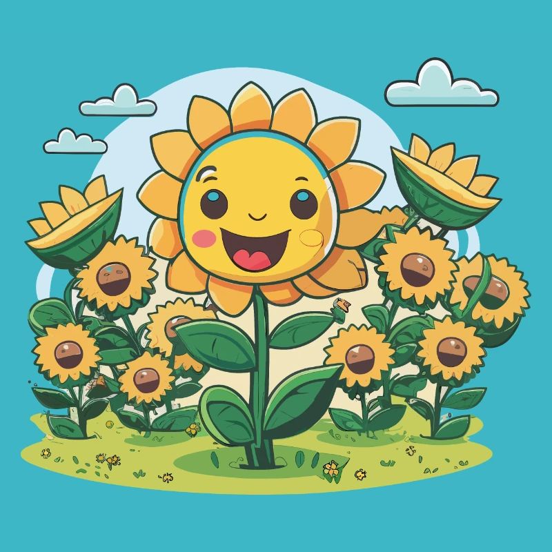 Sonnige Felder