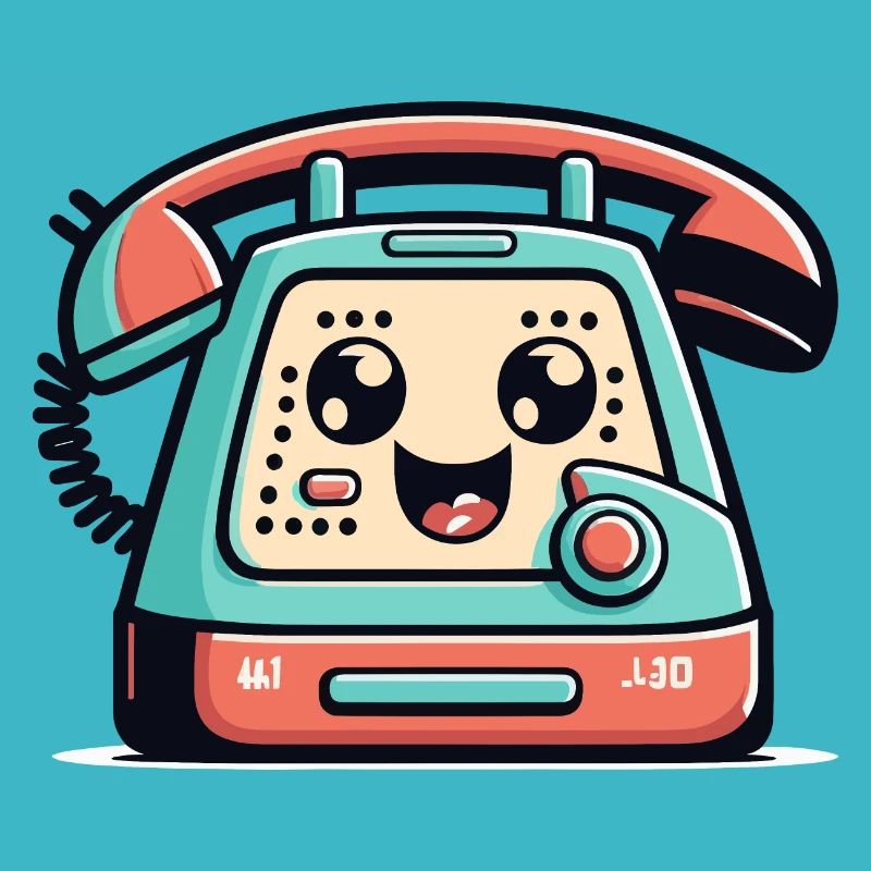 Wählscheibentelefon Retro