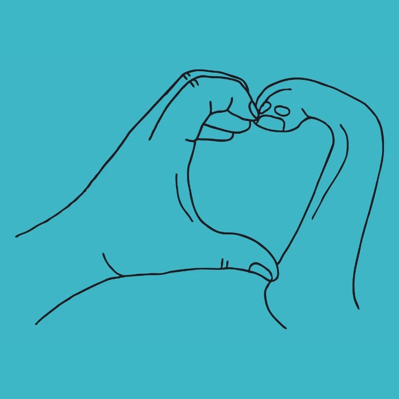 Hand mit Pfote