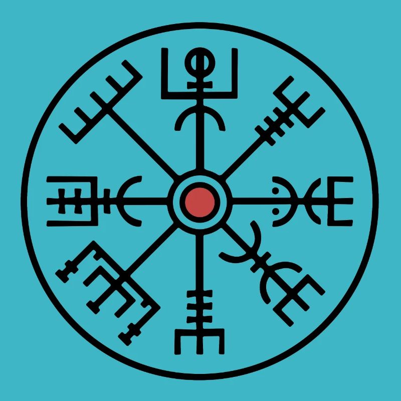 Vegvisir-Symbol