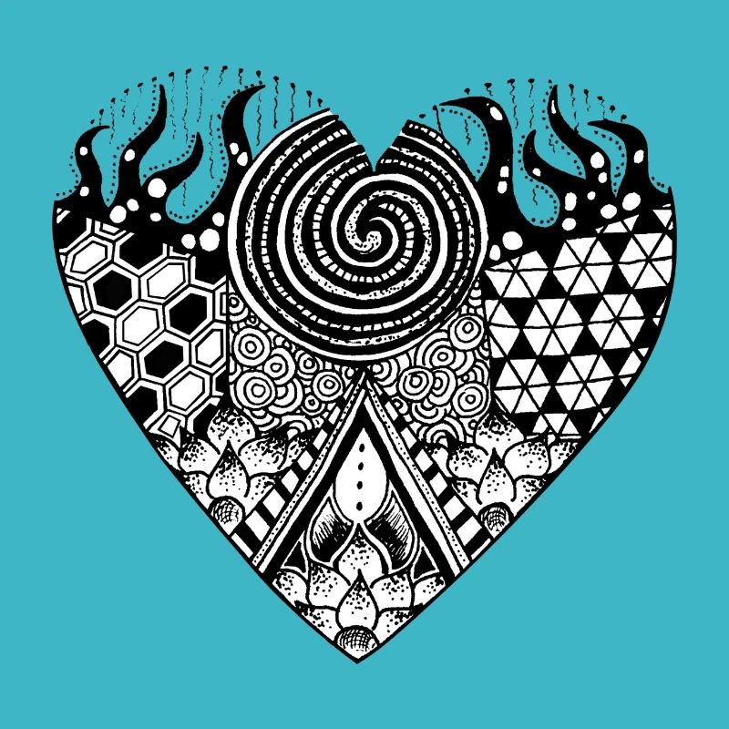Herz Zentangle patterncontest