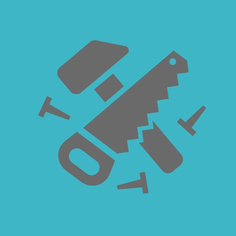 Hammer Saw Work Icon
