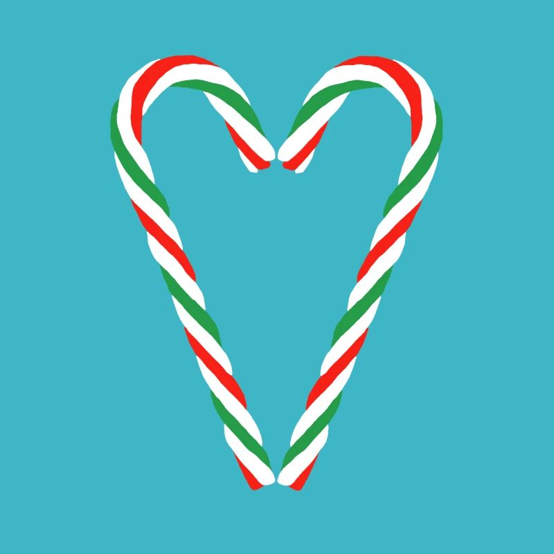 Candy Cane Heart
