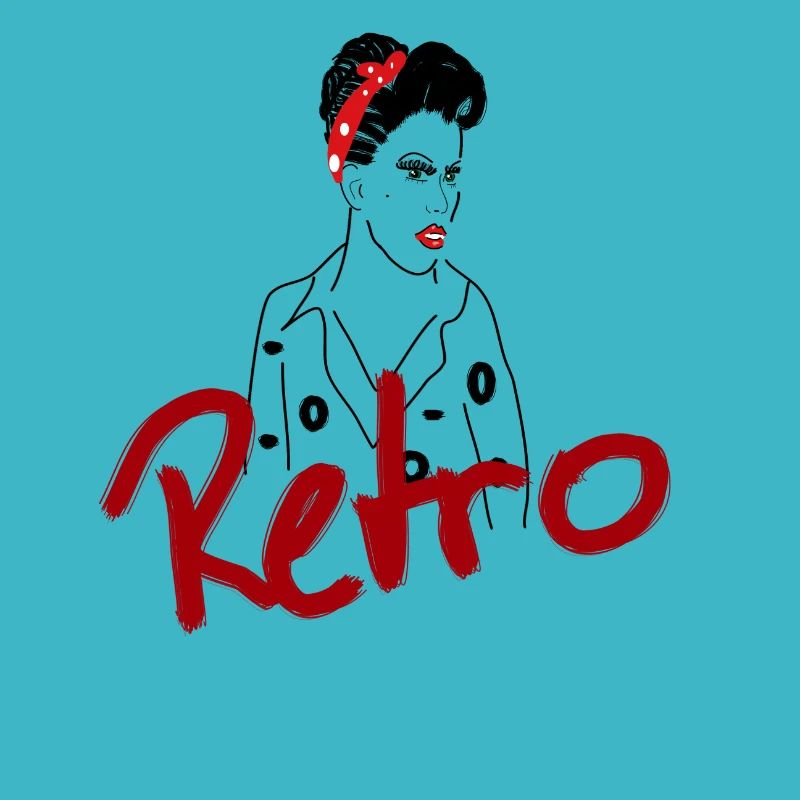 Vintage Retro Rockabilly 50s
