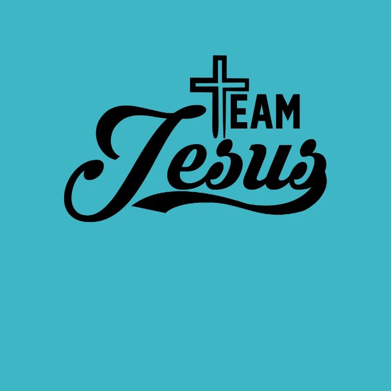 Team Jesus, schwarz.