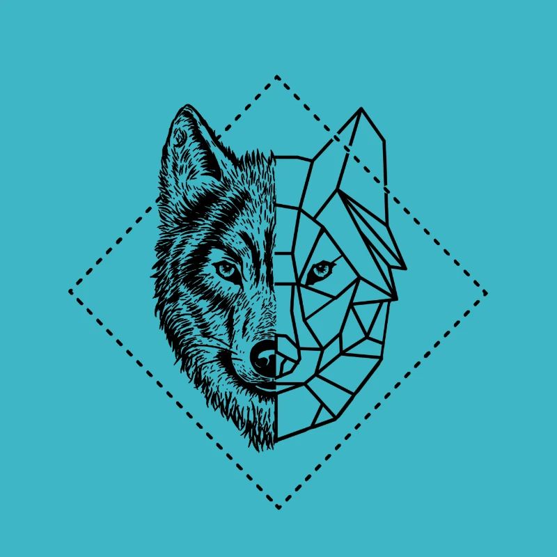 Wolf. Geometrisch. Abstrakt.