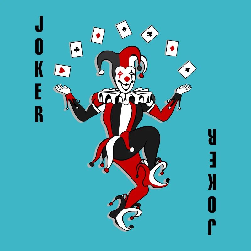 Joker Joggling Card