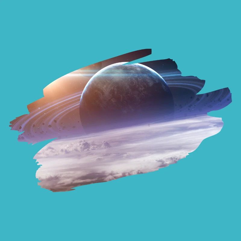 planète dans l'espace space