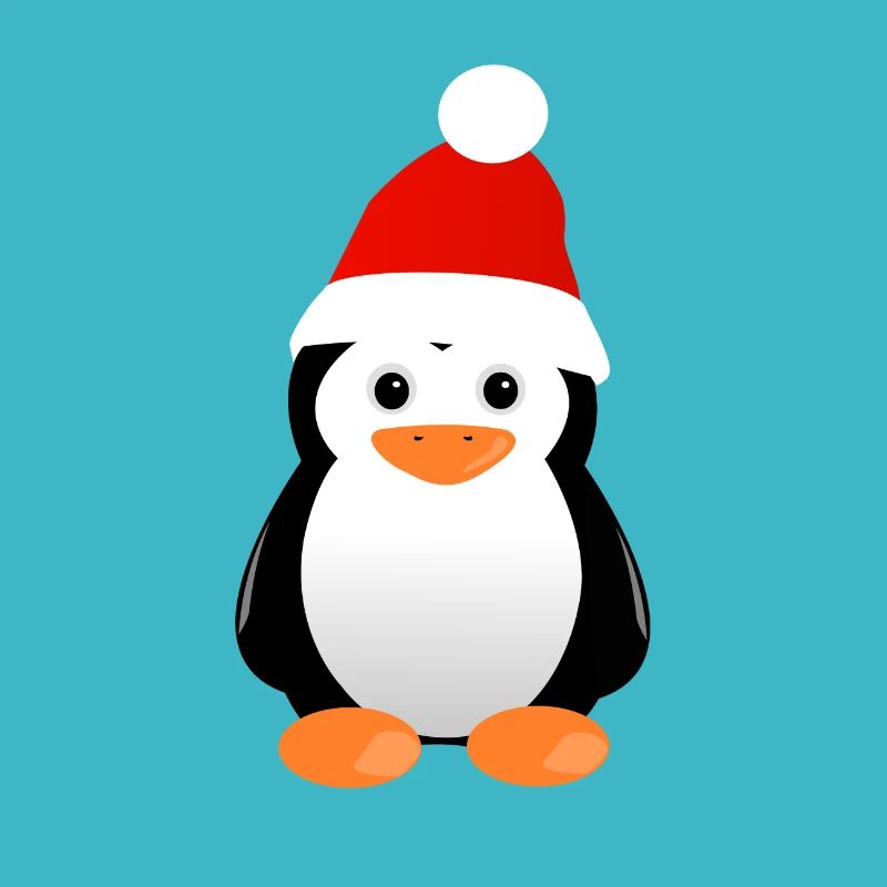 Pingouin Noël doux