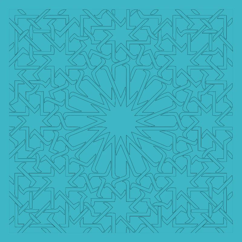 pattern maroc black and white